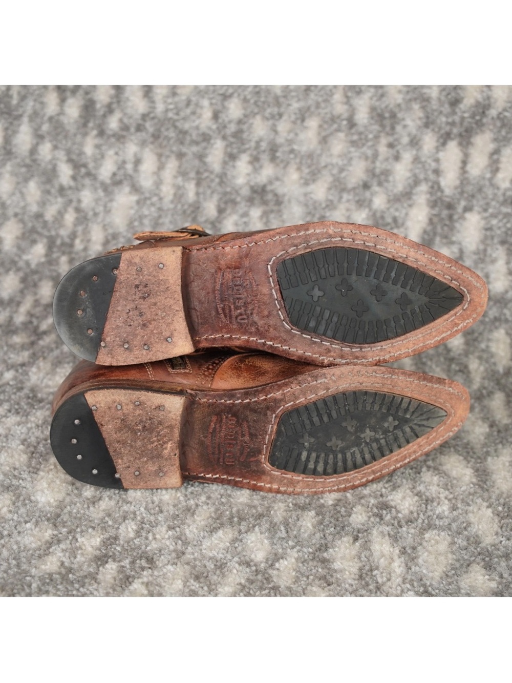 Bed Stu Cobbler Ankle Bootie With Fringe Women’s US8 Brown Leather Inside & Out - Picture 7 of 15